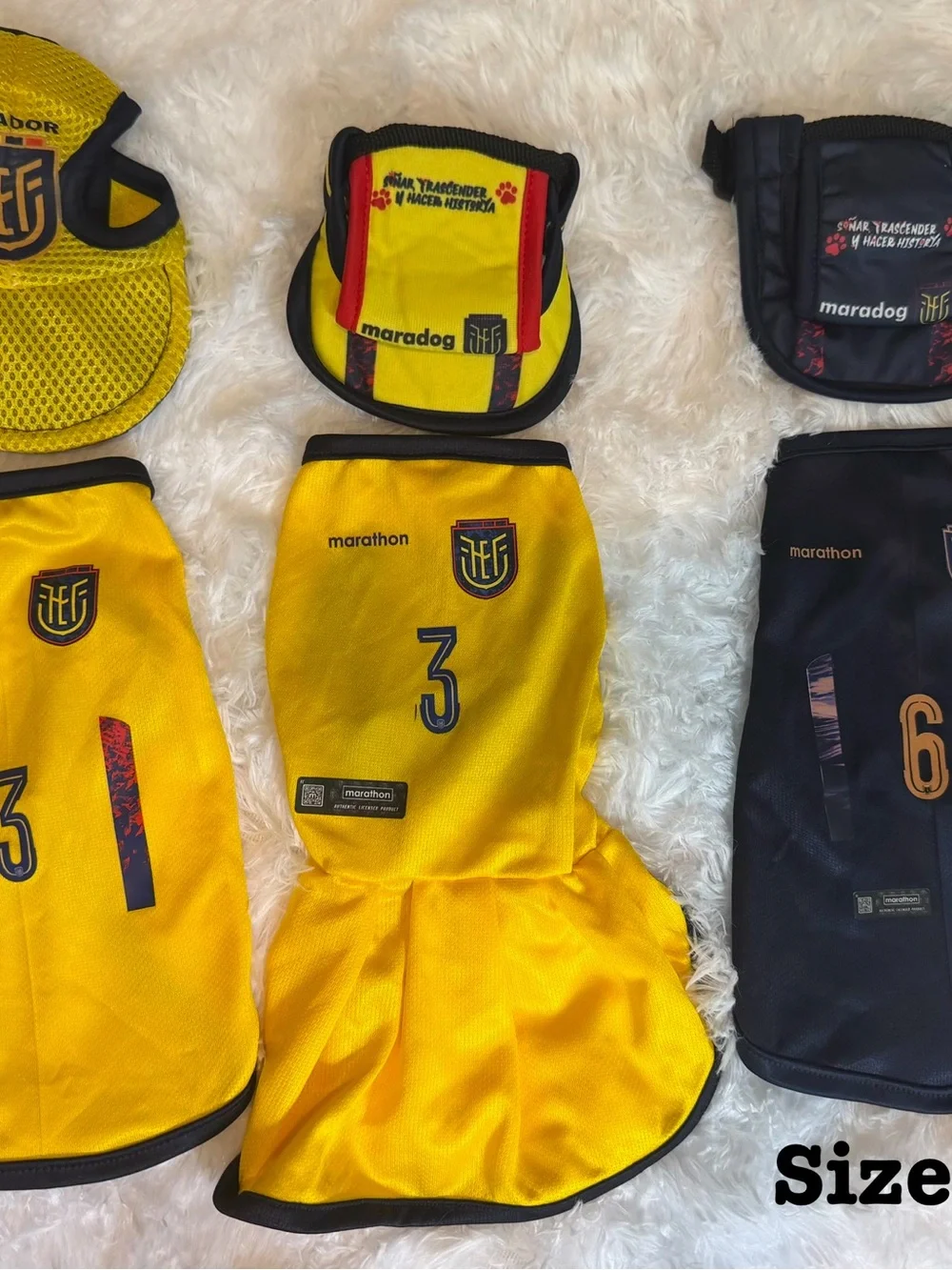 Rado Bright Yellow Cat Sport Tee & Cap Set ECUADOR SIZE XS/S